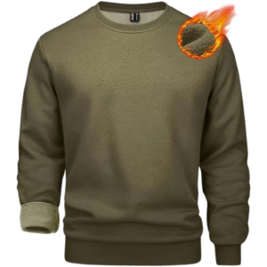 Men's Crewneck Sweatshirt Long Sleeve Casual Warm Fleece Pullover